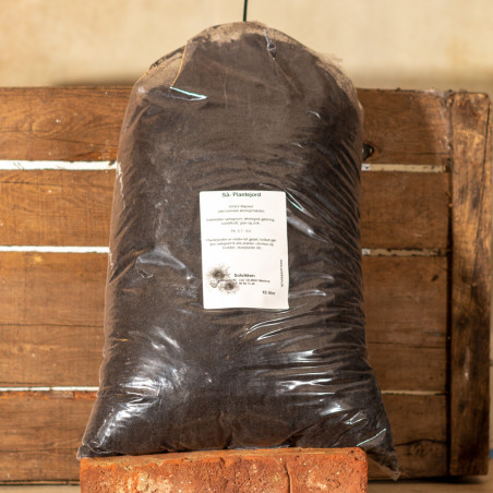 Så- og Plantejord. KRAV-mærket.